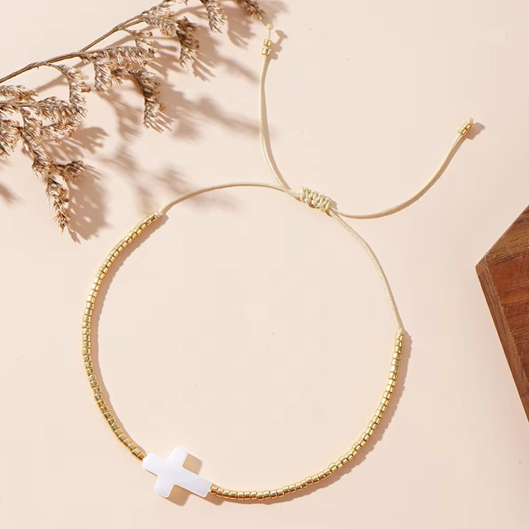 PULSERA BIJOUX MIYUKI CRUZ DE NACAR