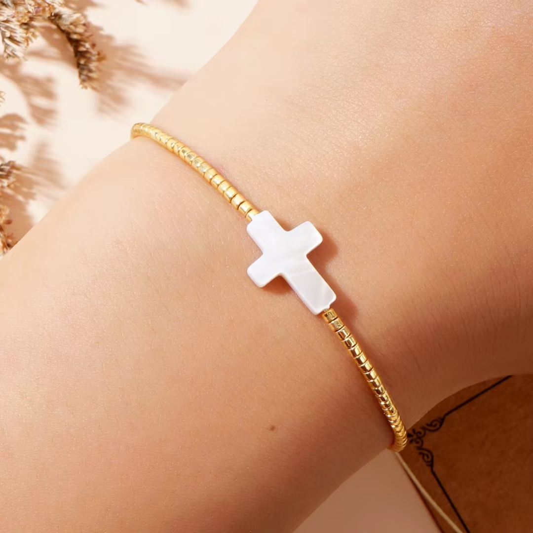 PULSERA BIJOUX MIYUKI CRUZ DE NACAR