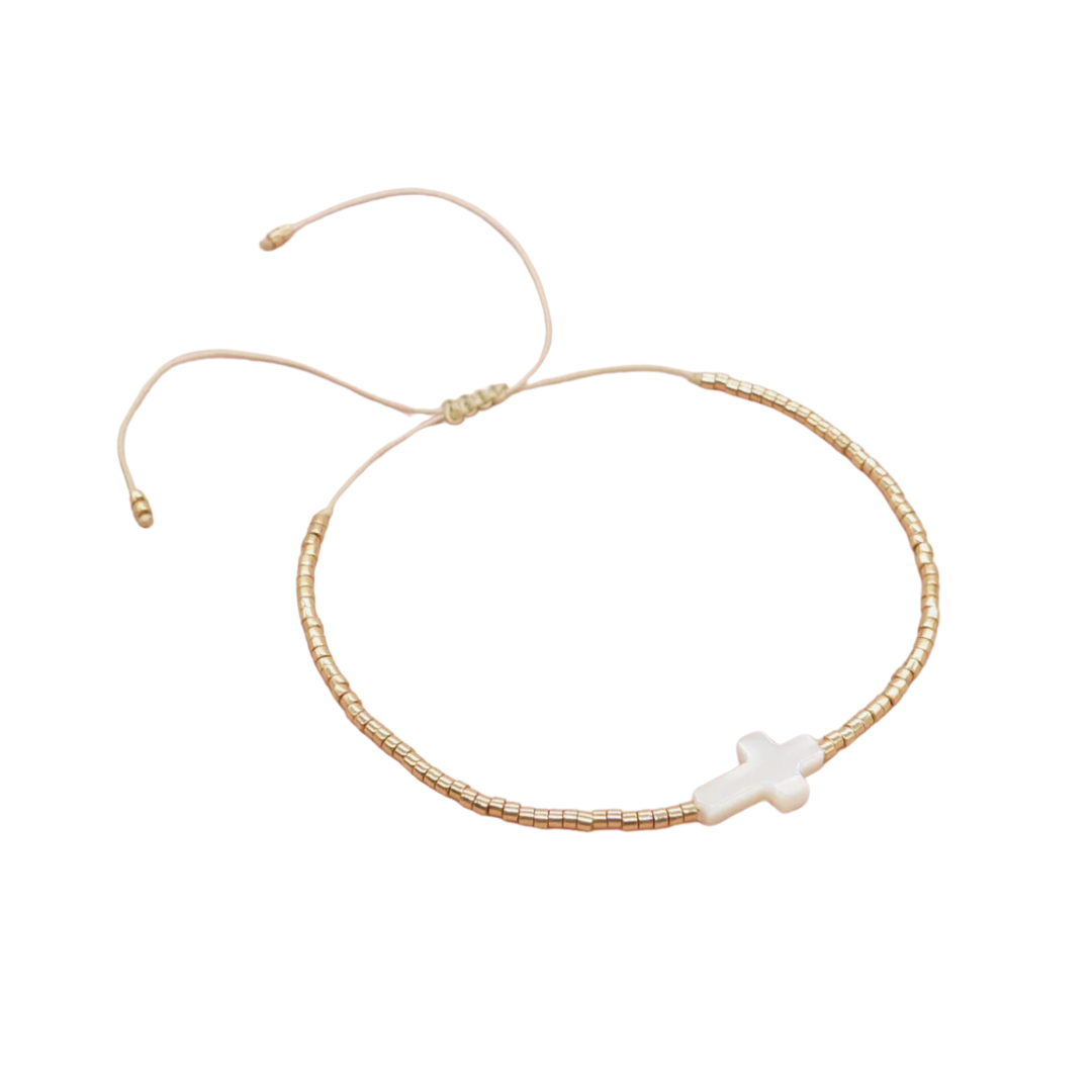 PULSERA BIJOUX MIYUKI CRUZ DE NACAR