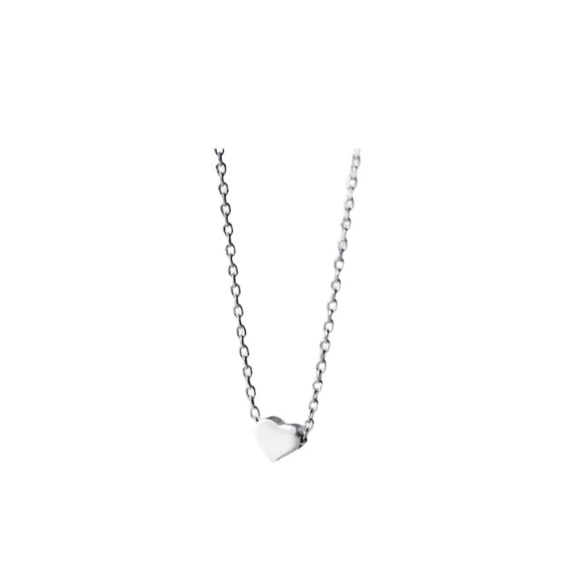 COLLAR DE PLATA MINI HEART