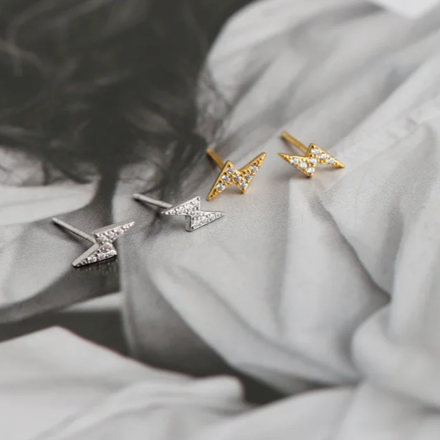 AROS DE PLATA 925 BAÑADOS EN ORO RAYOS.