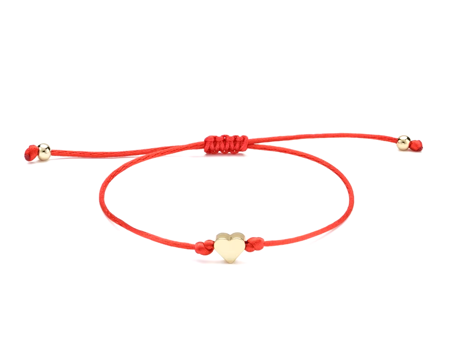 PULSERA BIJOUX CORAZON DORADO