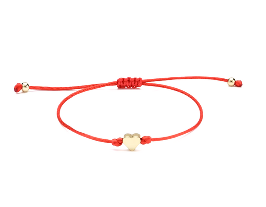 PULSERA BIJOUX CORAZON DORADO