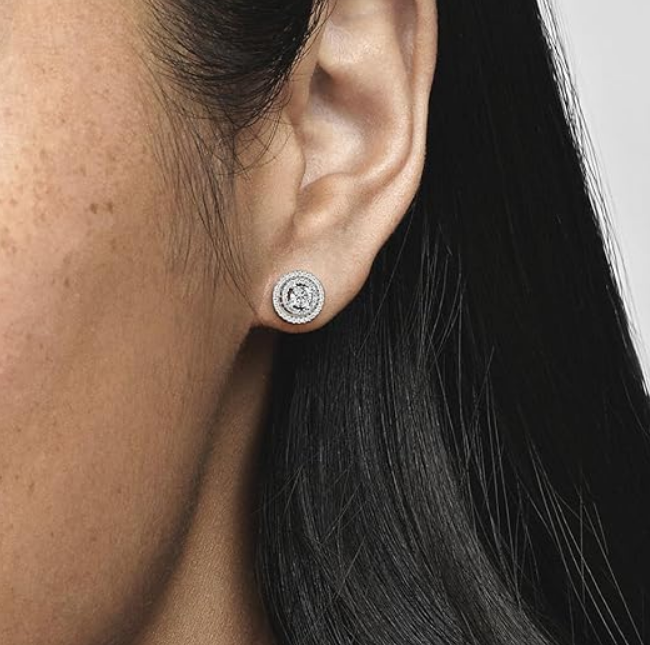 AROS DE PLATA DOBLE VINTAGE