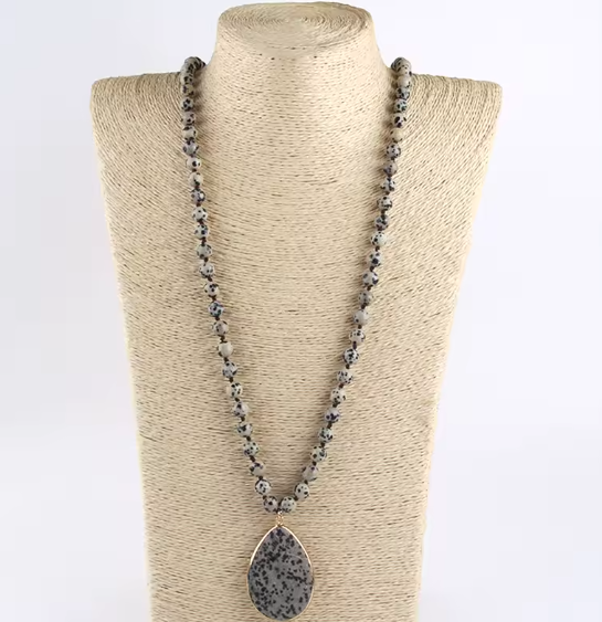 COLLAR DE PIEDRAS TIGRE SEMIPRECIOSAS