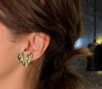 AROS BIJOUX CORAZÓN TEXTURA