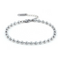 PULSERA ACERO QUIRURGICO SILVER BEADS