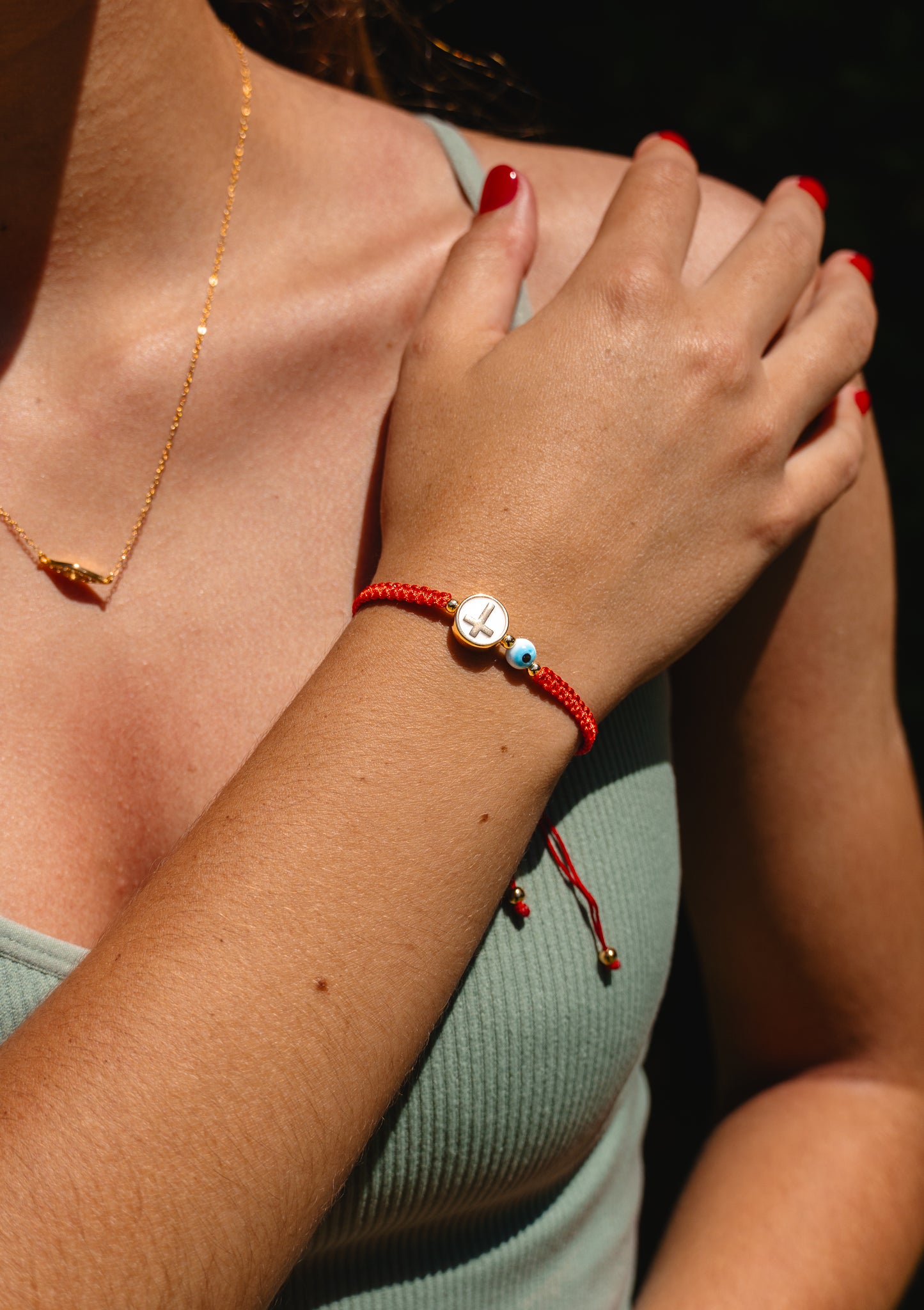 PULSERA BIJOUX EYE - CROSS