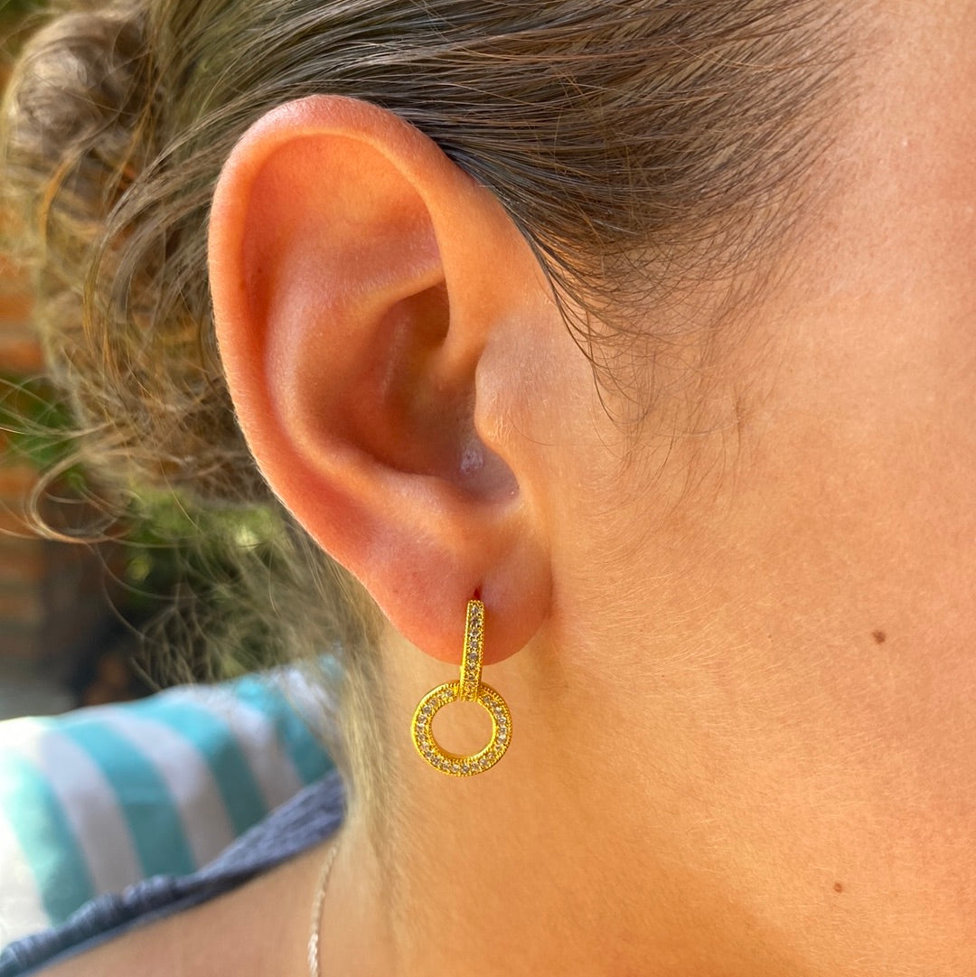 ARGOLLA PLATA BAÑADO EN ORO ESLABÓN