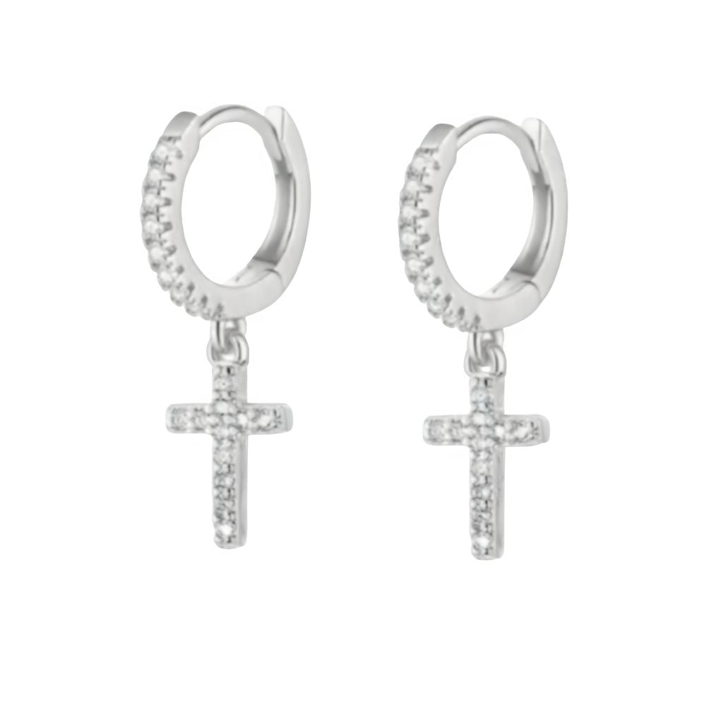 ARGOLLA DE PLATA CRUZ COLGANTE