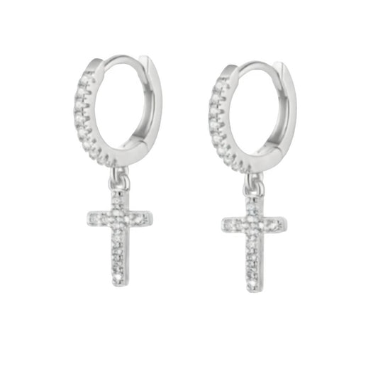 ARGOLLA DE PLATA CRUZ COLGANTE