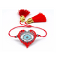 PULSERA MIYUKI ROJA CON CORAZON - OJO DEPROTECCION