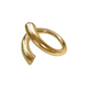 ANILLO ACERO QUIRÚRGICO DORADO LÍINEA