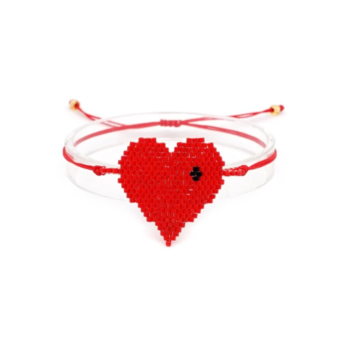 PULSERA MIYUKI CORAZON GRANDE