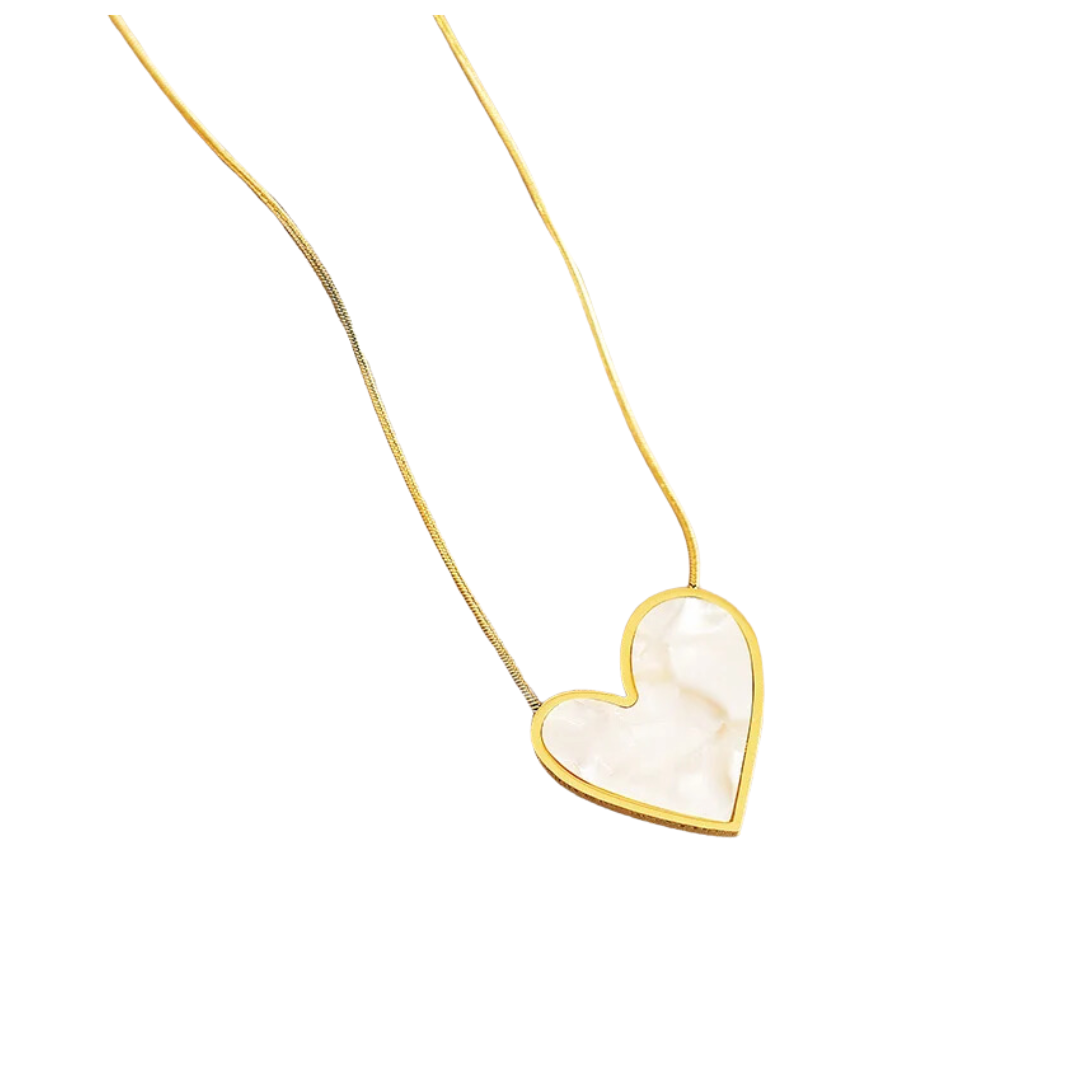 COLLAR BIJOUX CORAZON COLOR