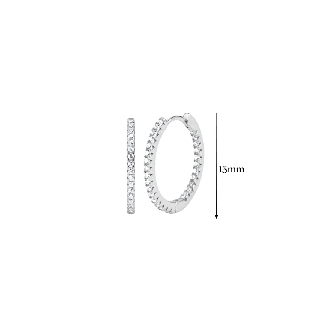 ARGOLLAS DE PLATA CIRCONES