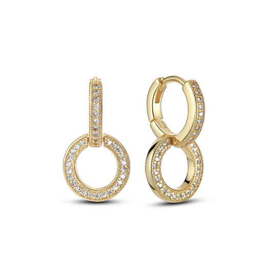 ARGOLLA PLATA BAÑADO EN ORO ESLABÓN